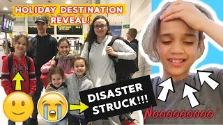 HOLIDAY DESTINATION REVEAL then DISASTER😭 119 VLOG [upl. by Chilson]