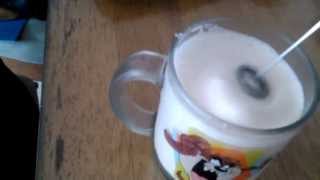 Aerolatte Review Frothing Cold Milk In Under 1 Minute [upl. by Asabi]