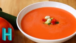 How to Make Gazpacho Recipe  Hilah Cooking [upl. by Ahab]