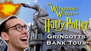 HARRY POTTER GRINGOTTS BANK TOUR  WIZARDING WORLD AT UNIVERSAL STUDIOS ORLANDO FLORIDA [upl. by Schriever]