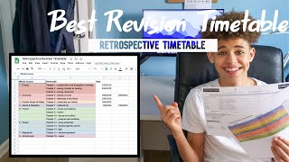 How to make THE BEST REVISION TIMETABLE  GCSE STUDENTS [upl. by Lehpar156]