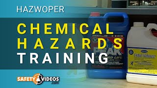 HAZWOPER Chemical Hazards Training from SafetyVideoscom [upl. by Cowles52]