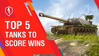 WoT Blitz Top 5 Tier X Tanks for Winning [upl. by Ohs]