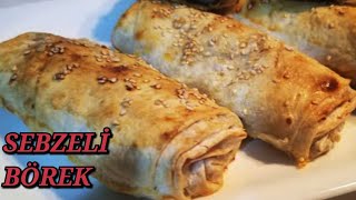 SEBZELİ BÖREK BÖREK TARİFİwith English Subtitles [upl. by Munson]