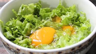 Lettuce omelette [upl. by Yttiy687]