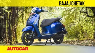 2020 Bajaj Chetak EV Review  First Ride  Autocar India [upl. by Atalanti175]