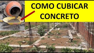 Como CUBICAR CONCRETO  Cantidad de MATERIALES Para HORMIGÓN [upl. by Roselani]