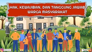 Hak Kewajiban dan Tanggung Jawab Sebagai Warga Masyarakat  Materi Pelajaran PPKN [upl. by Areta956]