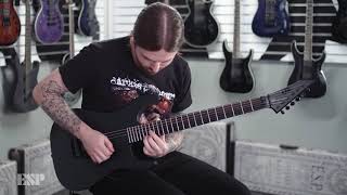 ESP Guitars LTD Black Metal Series Demo [upl. by Nednarb]