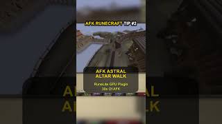 How To AFK Runecrafting OSRS [upl. by Eenyaj]