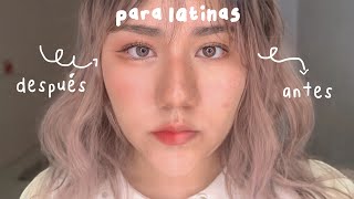 MAQUILLAJE de OJOS COREANO mi TÉCNICA SECRETA para LATINAS 🤫  my kbeauty bible [upl. by Marmaduke]