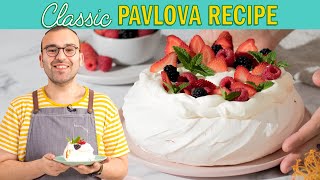 Classic Pavlova Recipe  The Scran Line [upl. by Pahl436]