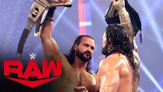 Recap of Roman Reigns vs Drew McIntyre at Survivor Series Raw Nov 23 2020 [upl. by Yntrok]