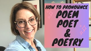 Learn to Pronounce POEM POET POETRY  American English Pronunciation Lesson learnenglish [upl. by Marabel]