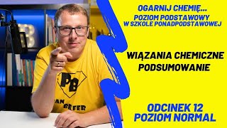 Wiązania chemiczne  podsumowanie  N12  ogarnij chemię z Panem Belfrem [upl. by Pinebrook]