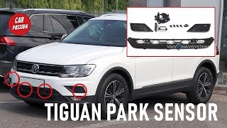 VW Tiguan Front Parking Sensor Installation [upl. by Haym651]