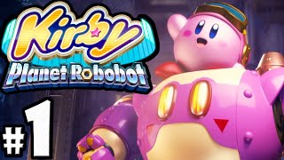 Kirby Planet Robobot PART 1  3DS Gameplay Walkthrough  Robobot Armor  Copy Abilities  Nintendo [upl. by Apfelstadt296]