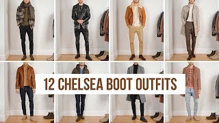 12 Ways to Style Chelsea Boots FallWinter  Outfit Ideas  Mens Fashion [upl. by Neleh]