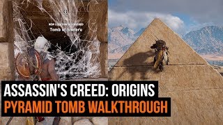 Assassins Creed Origins gameplay  Pyramid tomb puzzle walkthrough [upl. by Einor585]