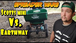 Fertilizer Spreader  Scotts VS Earthway [upl. by Skippy392]