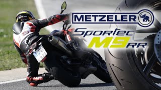 Essai Metzeler Sportec M9RR Question d’ADN [upl. by Arodnahs]