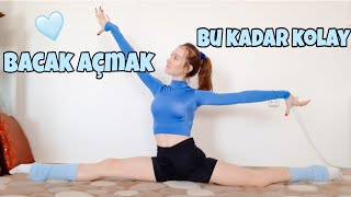 Şpagat nasıl açılır  Bacak açmak  Esneme hareketleriyle kolay şpagat açmak [upl. by Allevon]