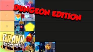 GPO Fruit Tier List Dungeons Edition [upl. by Aylward]