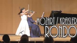 Mozart Serenade No 7 in D major K 250 quotHaffnerquot IV Rondo arr Kreisler  Leia Zhu [upl. by Fletcher]