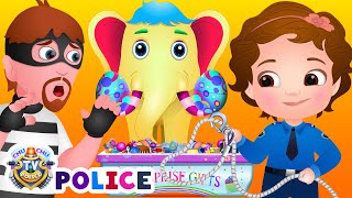 ChuChu TV Police Saving The Magical Elephant  ChuChu TV Police Fun Cartoons for Kids [upl. by Amlez]