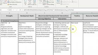 HOW TO CREATE DEVELOPMENT PLAN PART 4 IN IPCRF [upl. by Aiseneg]