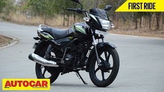 TVS Star City  First Ride Video Review  Autocar India [upl. by Llirred701]