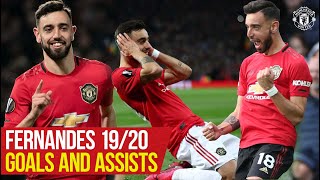 Bruno Fernandes  All The Goals and Assists 1920  Manchester United [upl. by Ahsenyl]