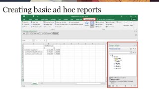 Creating Basic Ad Hoc Reports in Smart View [upl. by Asilanna398]